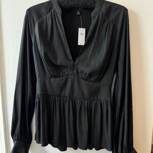 Banana Republic black blouse